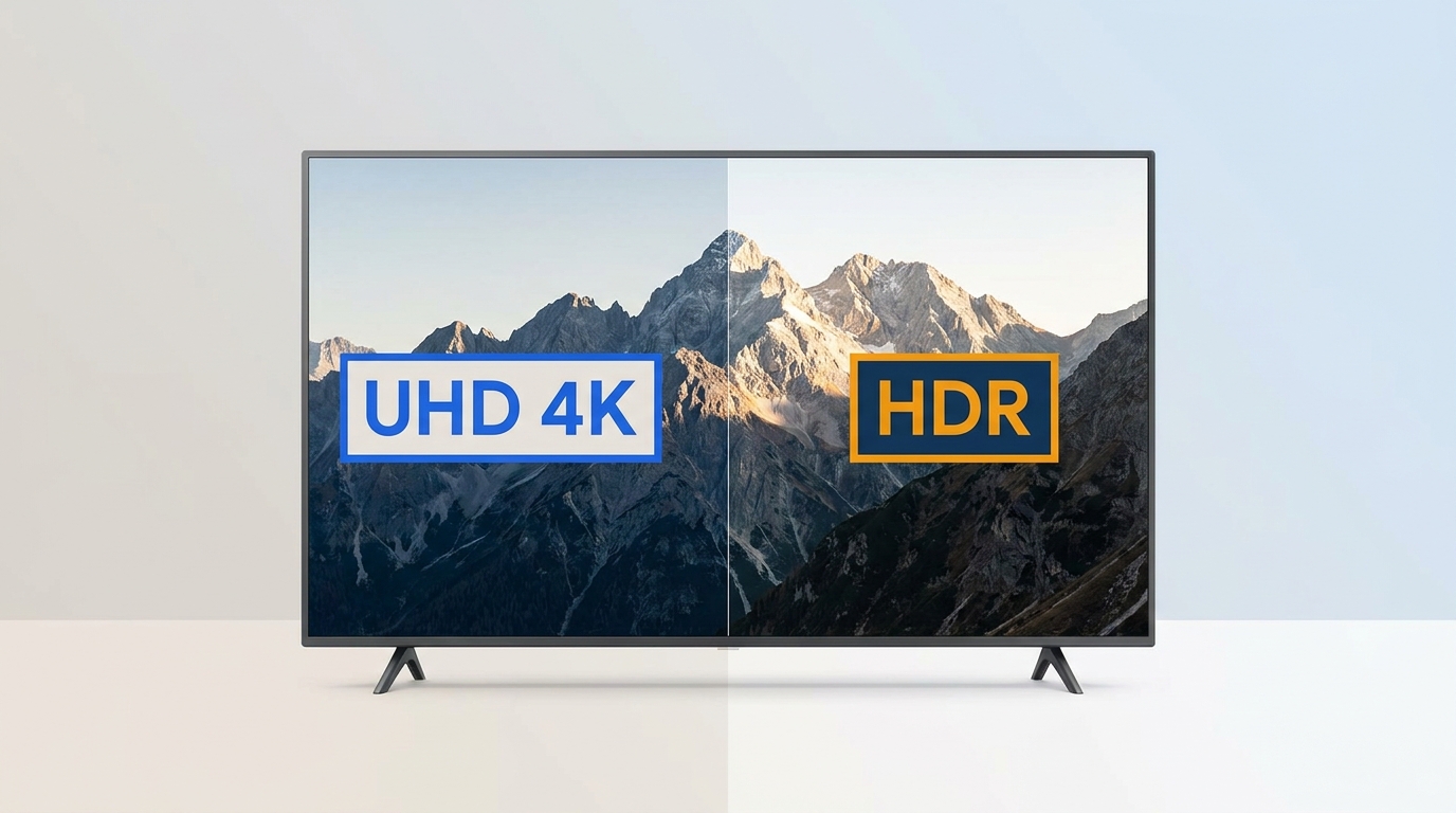 UHD 與 HDR 哪個好？4K 畫質差異與選擇重點