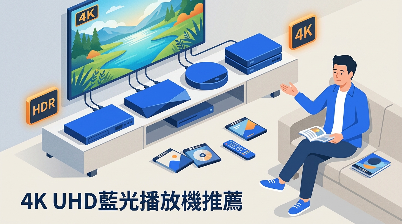 2026年5款4K UHD藍光播放機推薦:台灣選購與規格比較
