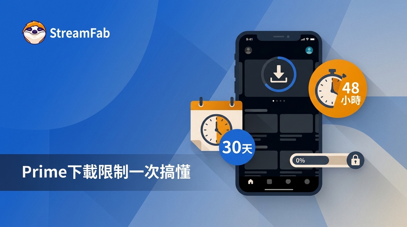 Amazon Prime下載限制速查:15–25部、30天與48小時怎麼看