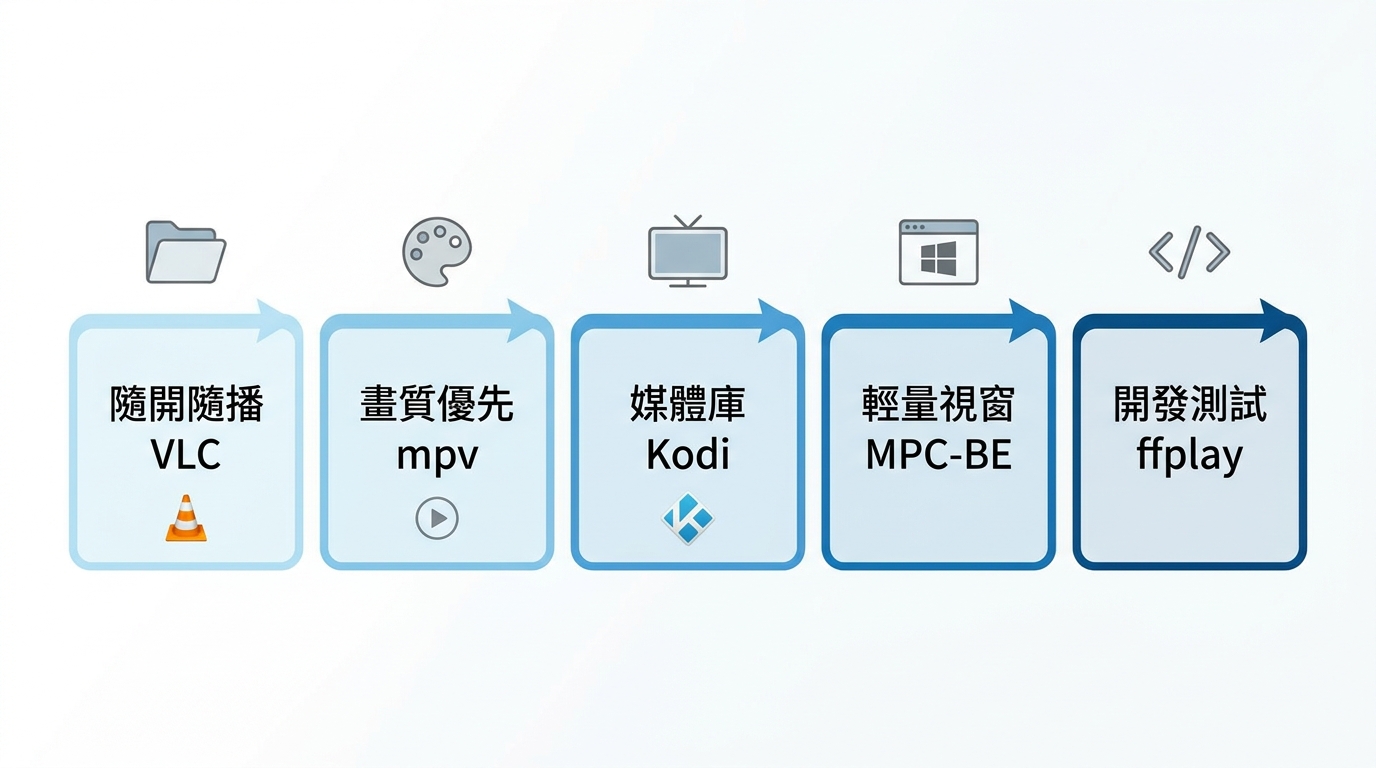 mpv與SMPlayer的設定自由度與圖形介面差異