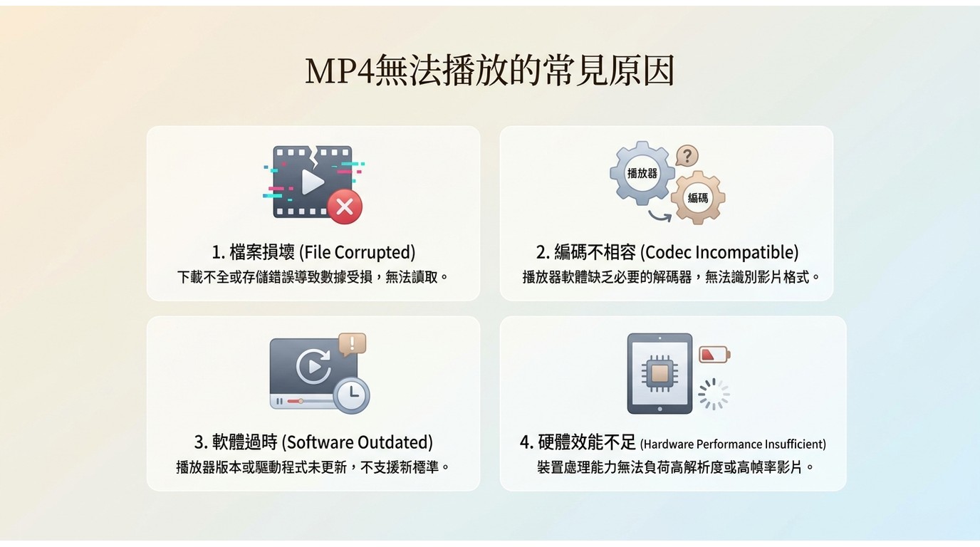 Google Drive MP4處理中、無法播放與播放器空白的判斷方式