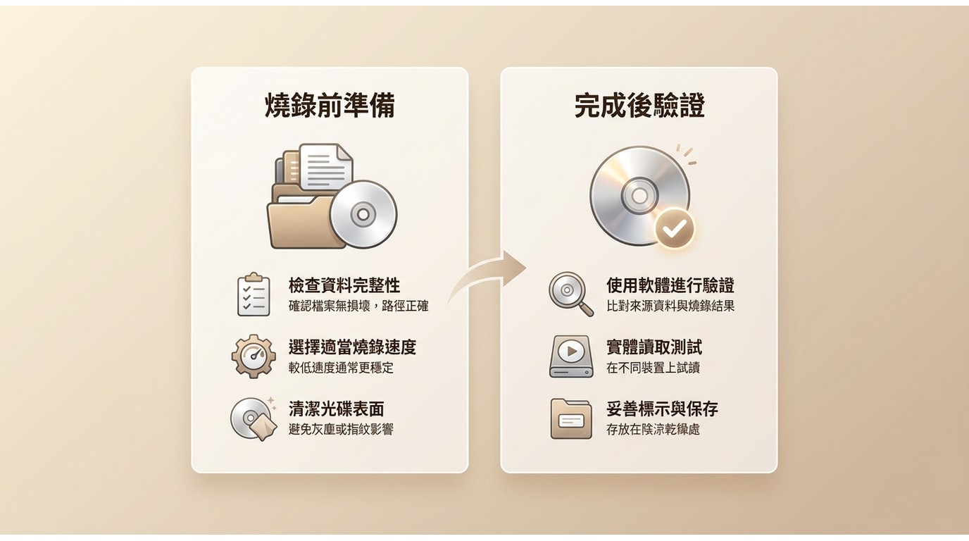 MP4 燒錄 DVD 前的硬體檢查與播放驗證流程