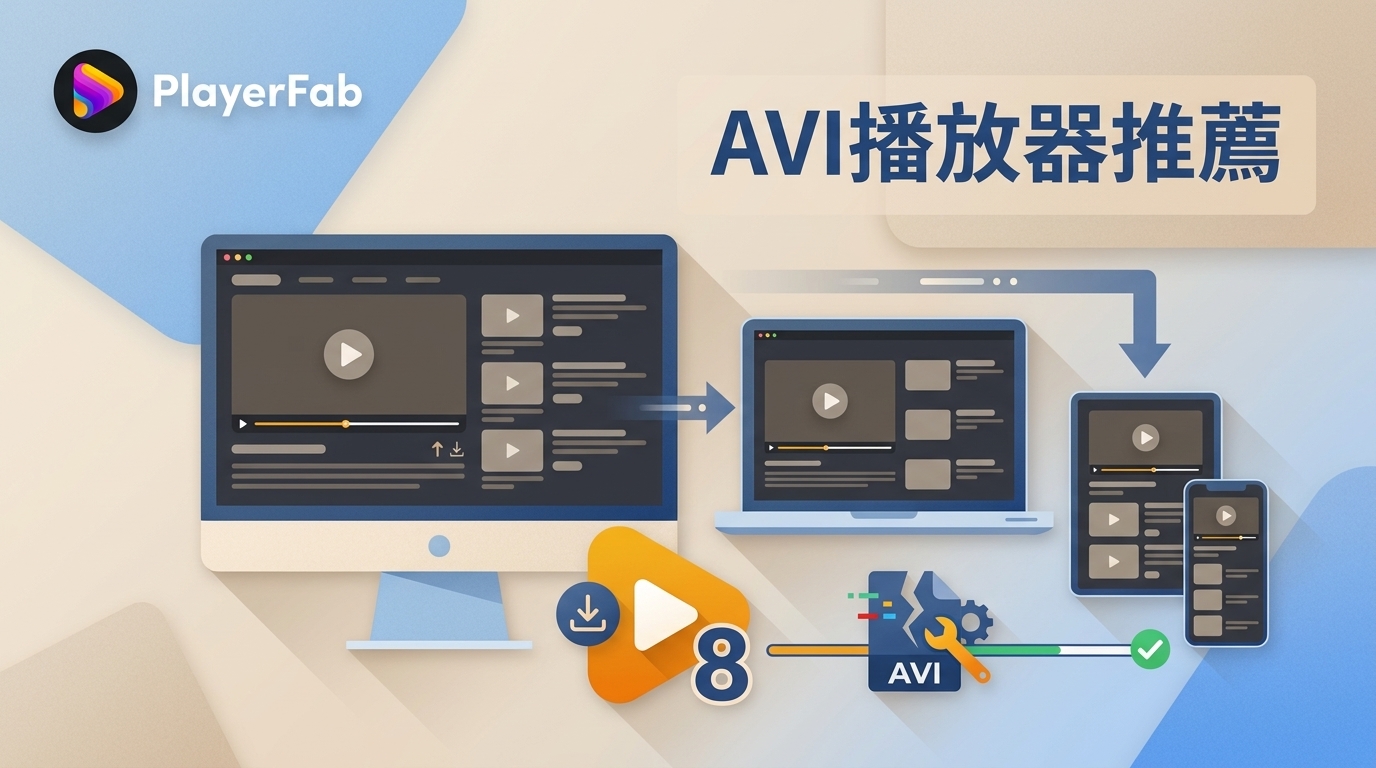 2026年8款AVI播放器推薦:Windows、Mac、iPhone與Android