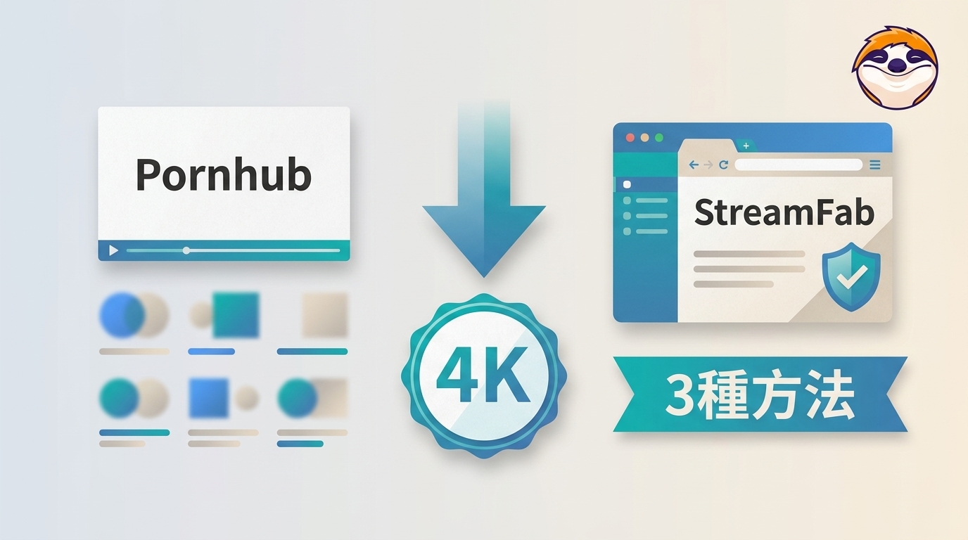 Pornhub 4K影片怎麼下載?3種工具與安全檢查