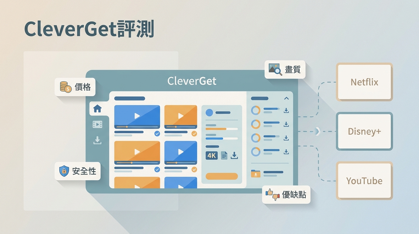 2026 CleverGet評測:價格、安全性、畫質與優缺點