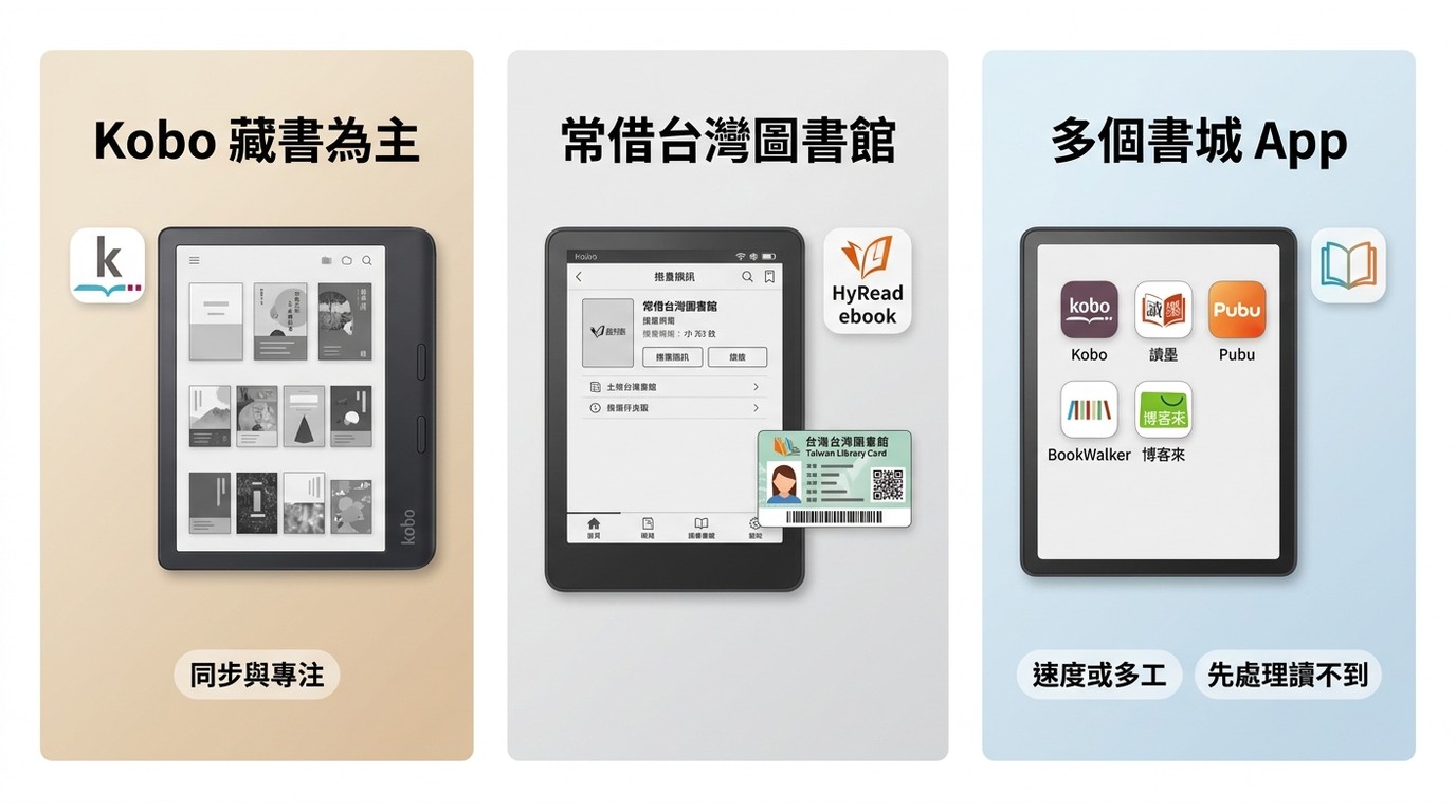 Kobo HyRead BooksPad與開放式閱讀器怎麼選