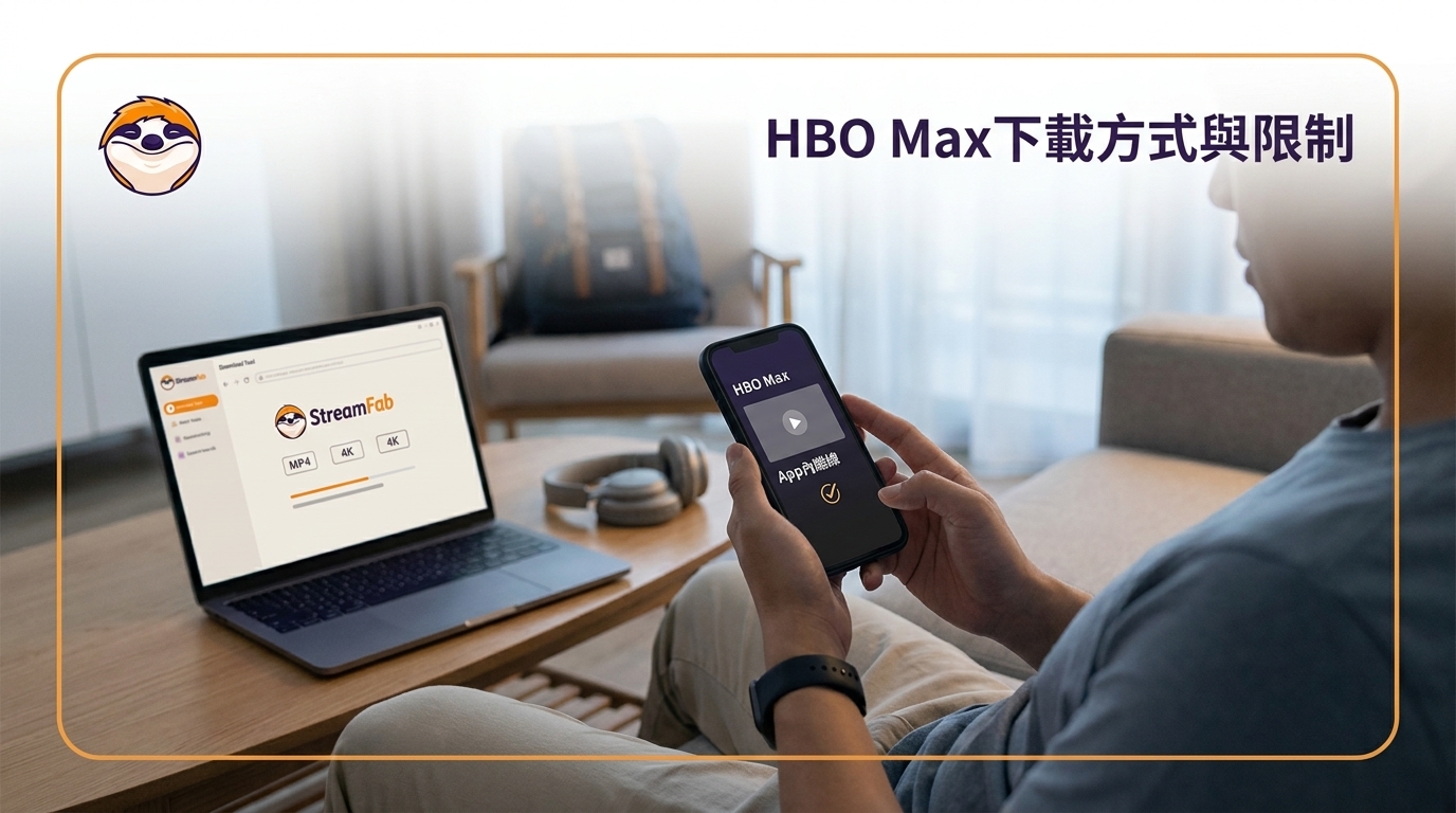 HBO Max下載2種方式：手機離線、電腦MP4與4K限制