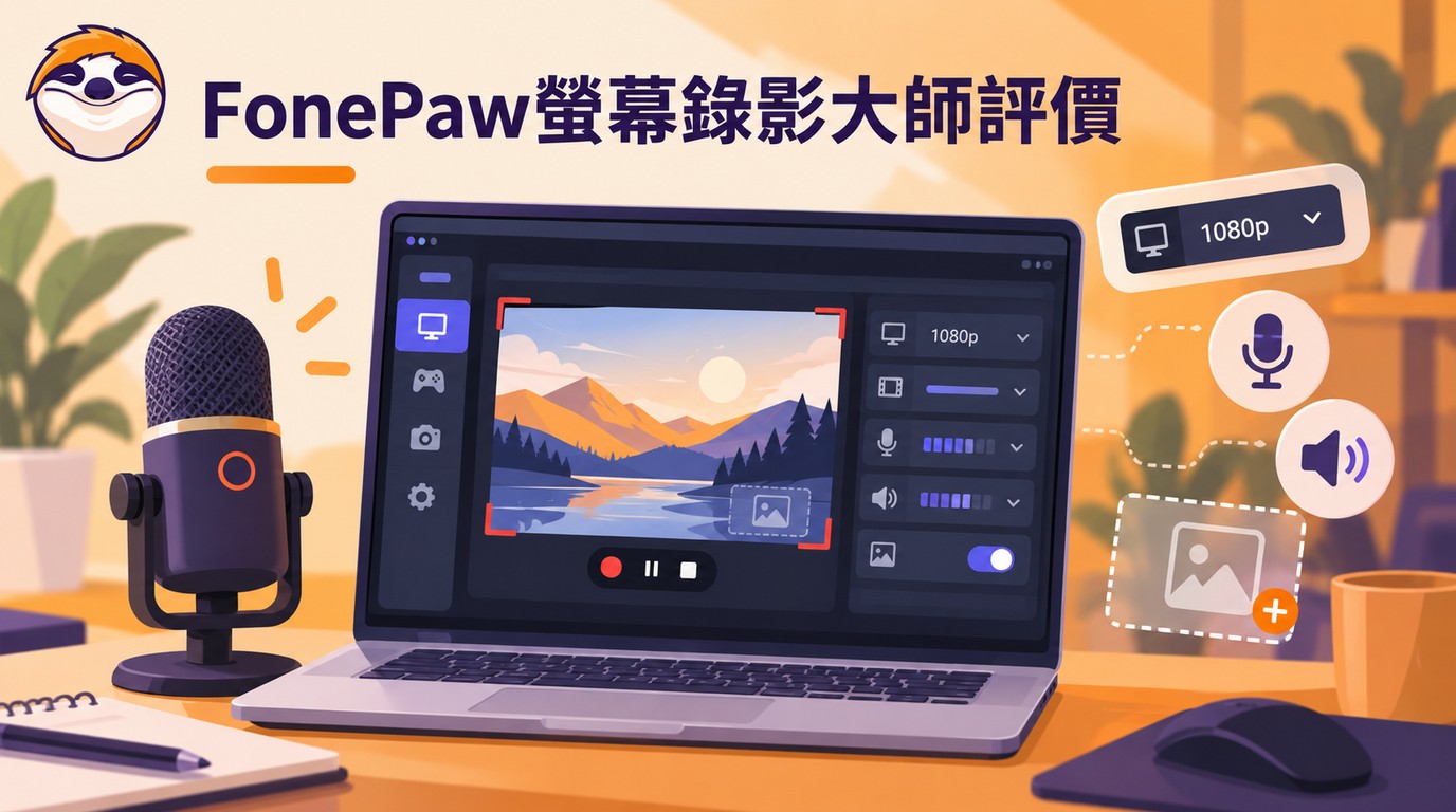 FonePaw螢幕錄影大師評價:2026免費版限制、規格與適用情境