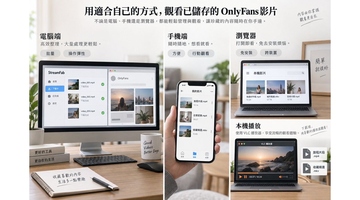 桌面、手機與瀏覽器方式怎麼選？