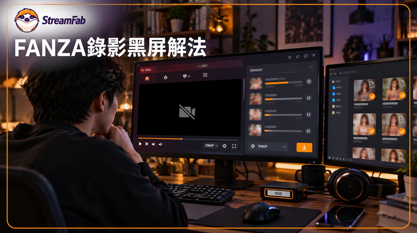 FANZA錄影為何黑屏？電腦儲存1080P影片的2種做法