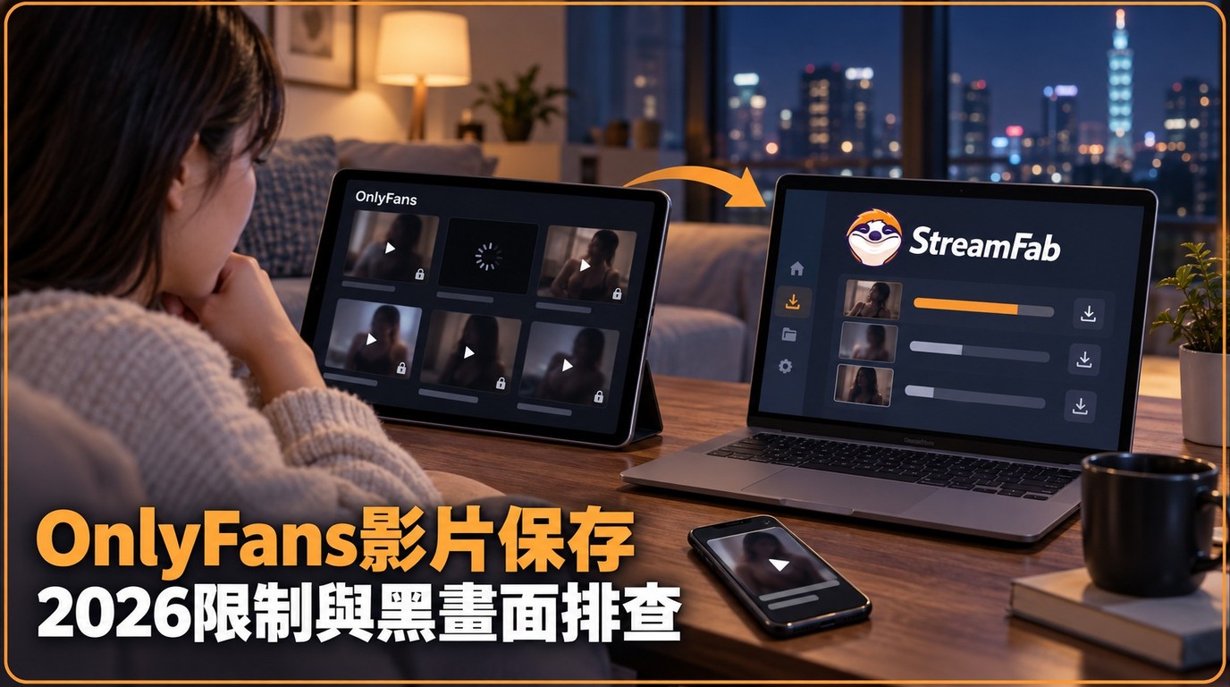 OnlyFans已購影片下載：2026方法、裝置限制與黑畫面排查