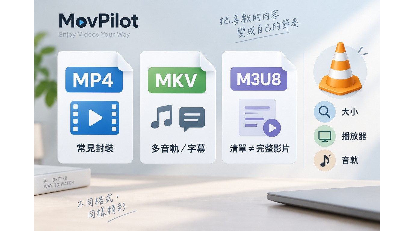 MovPilot下載完成後MP4 MKV黑屏、只有聲音與檔案檢查