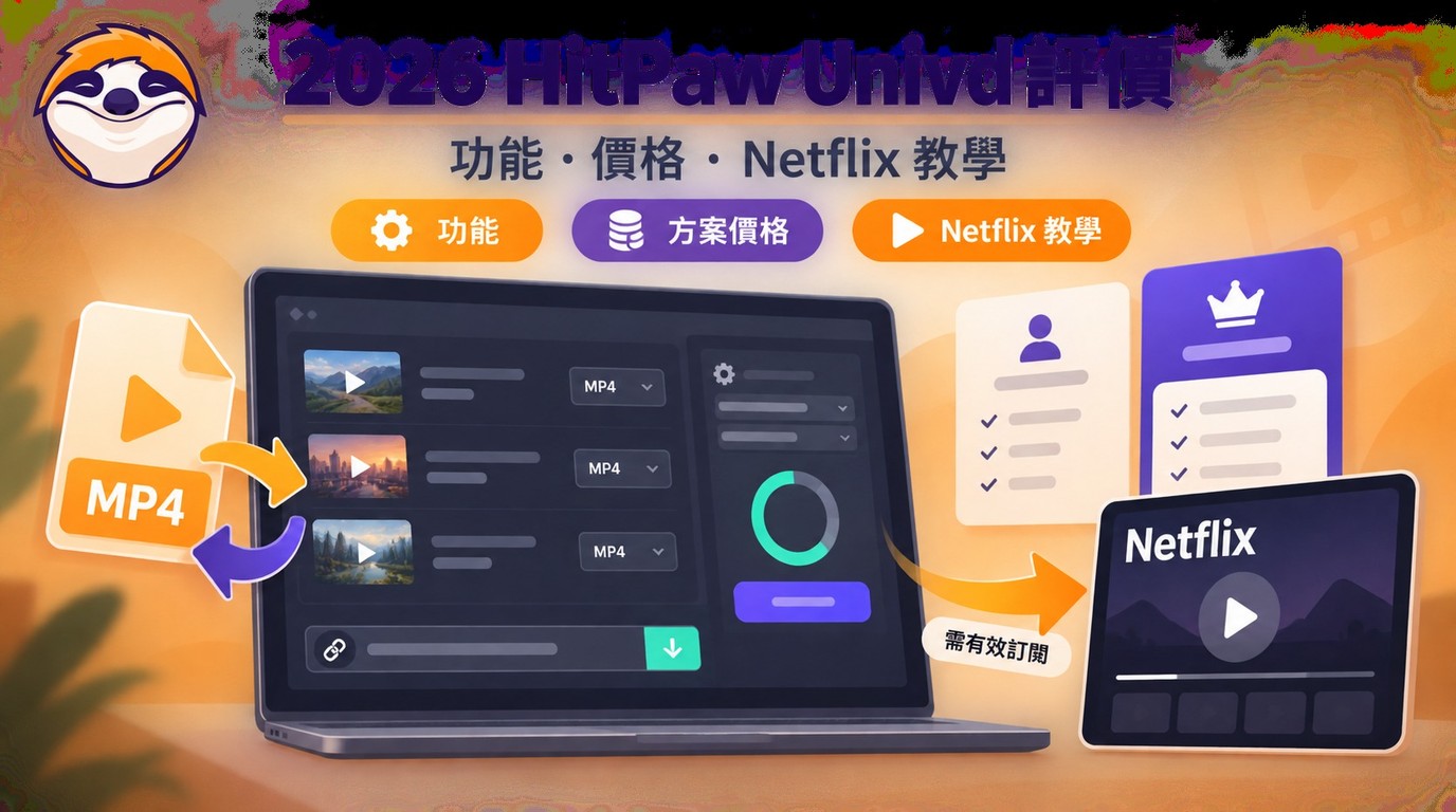  2026 HitPaw Video Converter 評價：功能、價格及 Netflix 影片下載教學