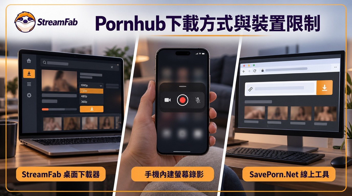 如何在不同設備上下載 Pornhub 影片 2026