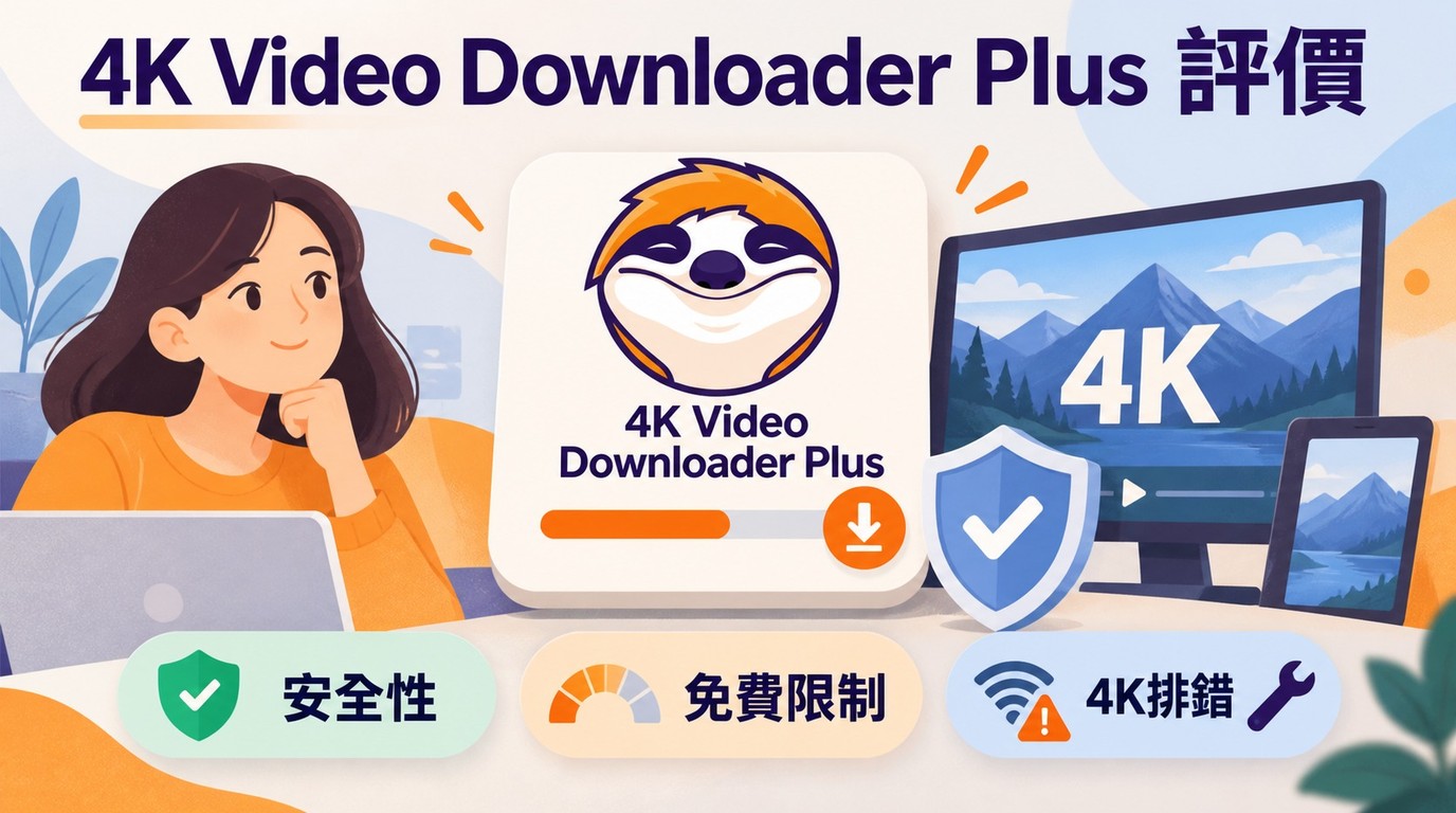 4K Video Downloader 評價與安全性:實測與替代方案
